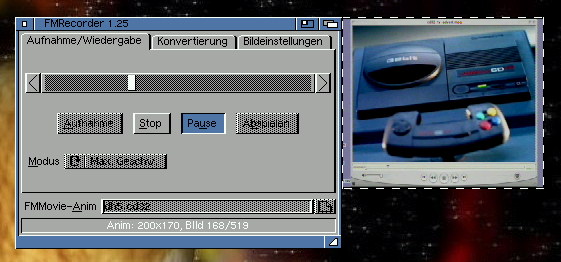 Bildschirmfoto von FMRecorder
